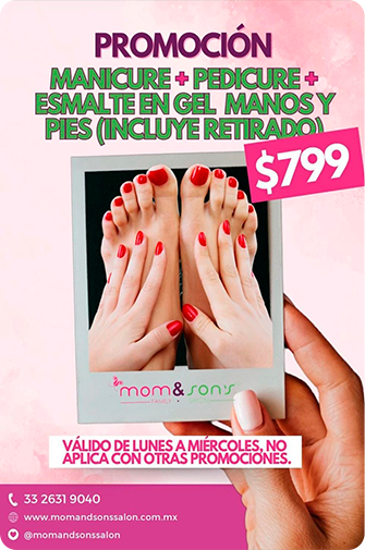 Promoción Manos y Pies Mom and Sons